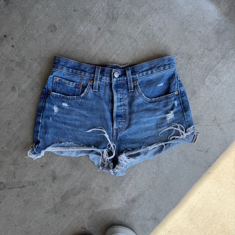 Levi's Classic Blue Jean Shorts